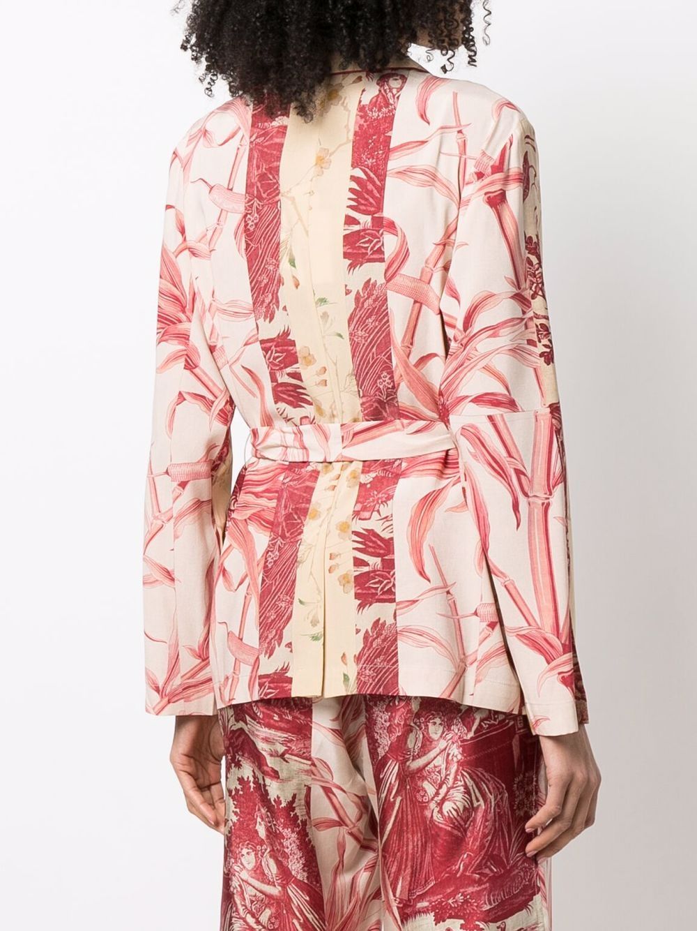 фото Pierre-louis mascia robe-style silk-blend jacket