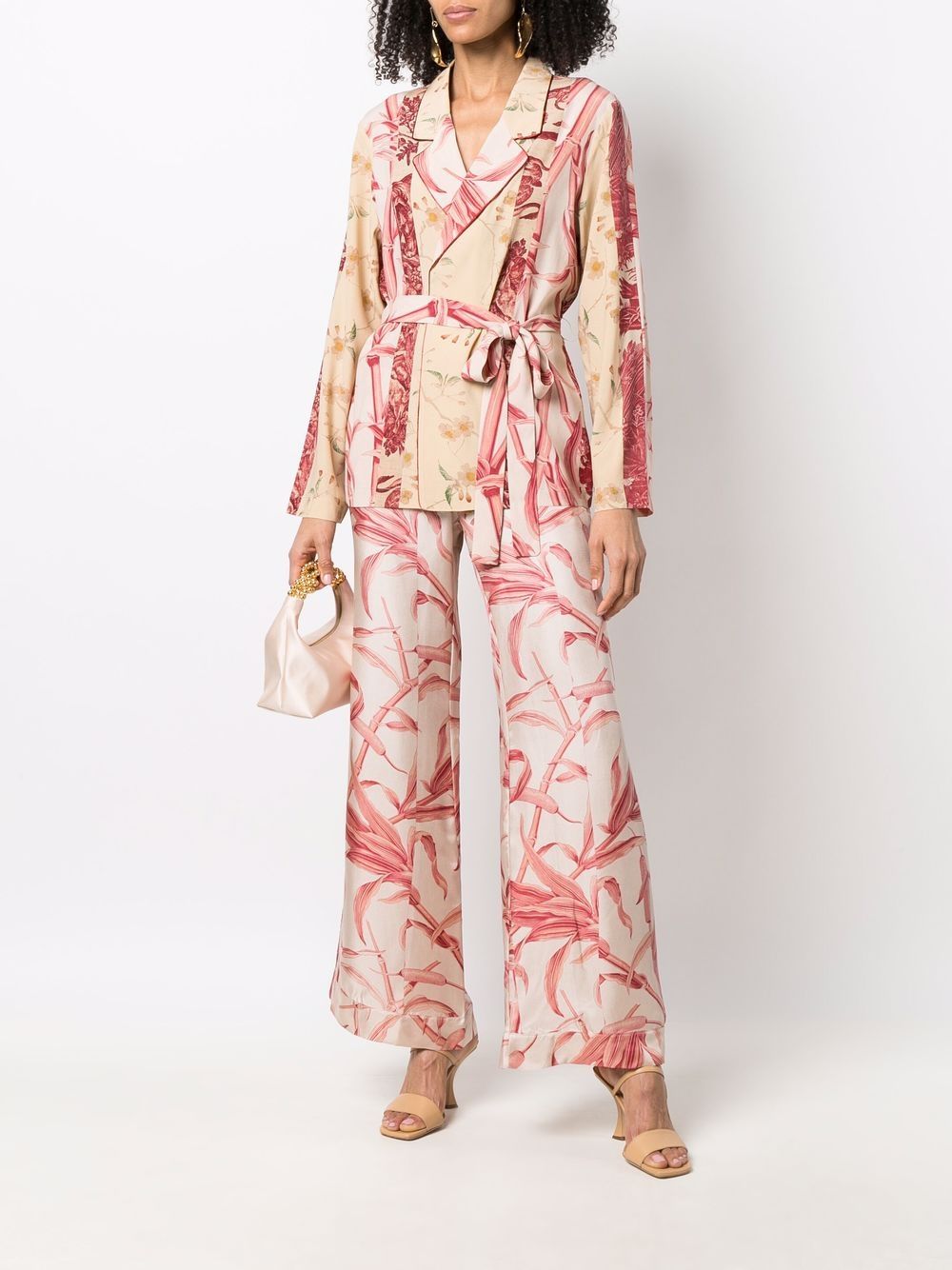 фото Pierre-louis mascia robe-style silk-blend jacket