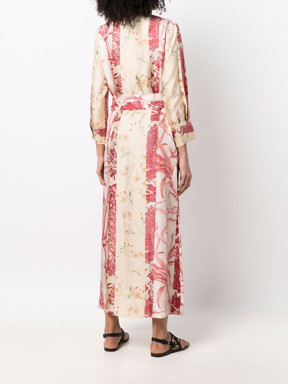 фото Pierre-louis mascia patterned floral-print shirt dress