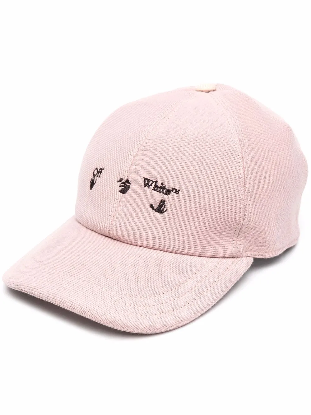 logo-embroidered cotton cap