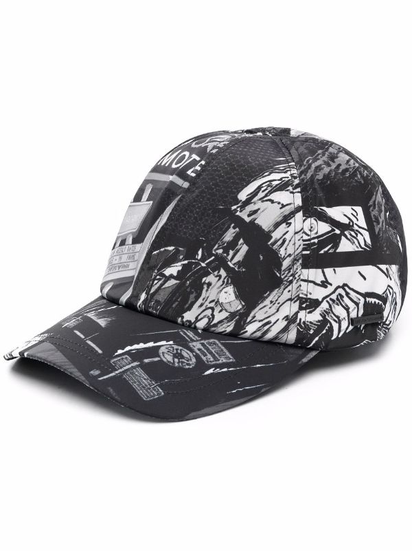 armani print cap