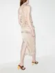 Ahluwalia Augusta ruched midi dress
