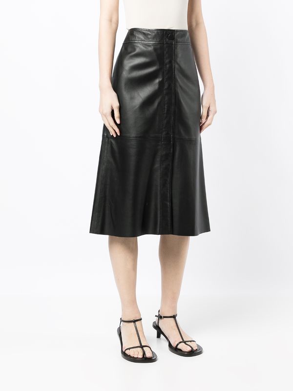 joseph leather skirt