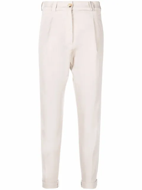 skinny-cut cropped trousers