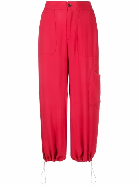 Fabiana Filippi pantalon court à taille élastiquée