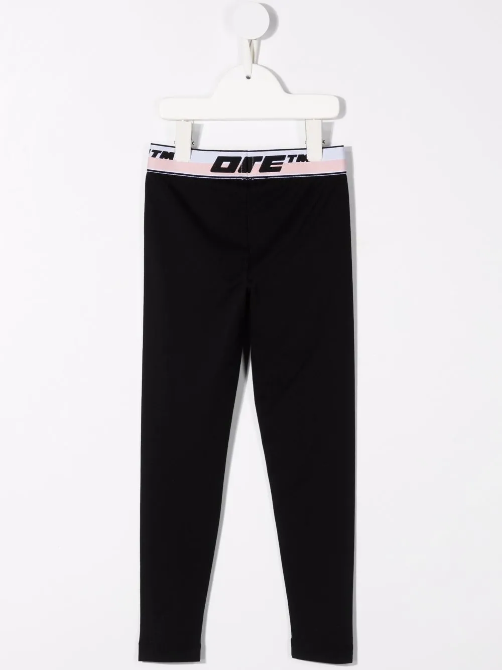 Off-White Kids Broek met geborduurd logo - Zwart
