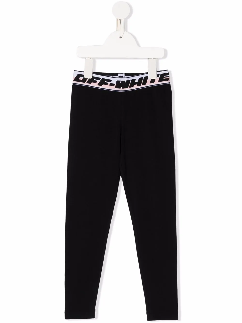 

Off-White Kids pantalones con logo bordado - Negro