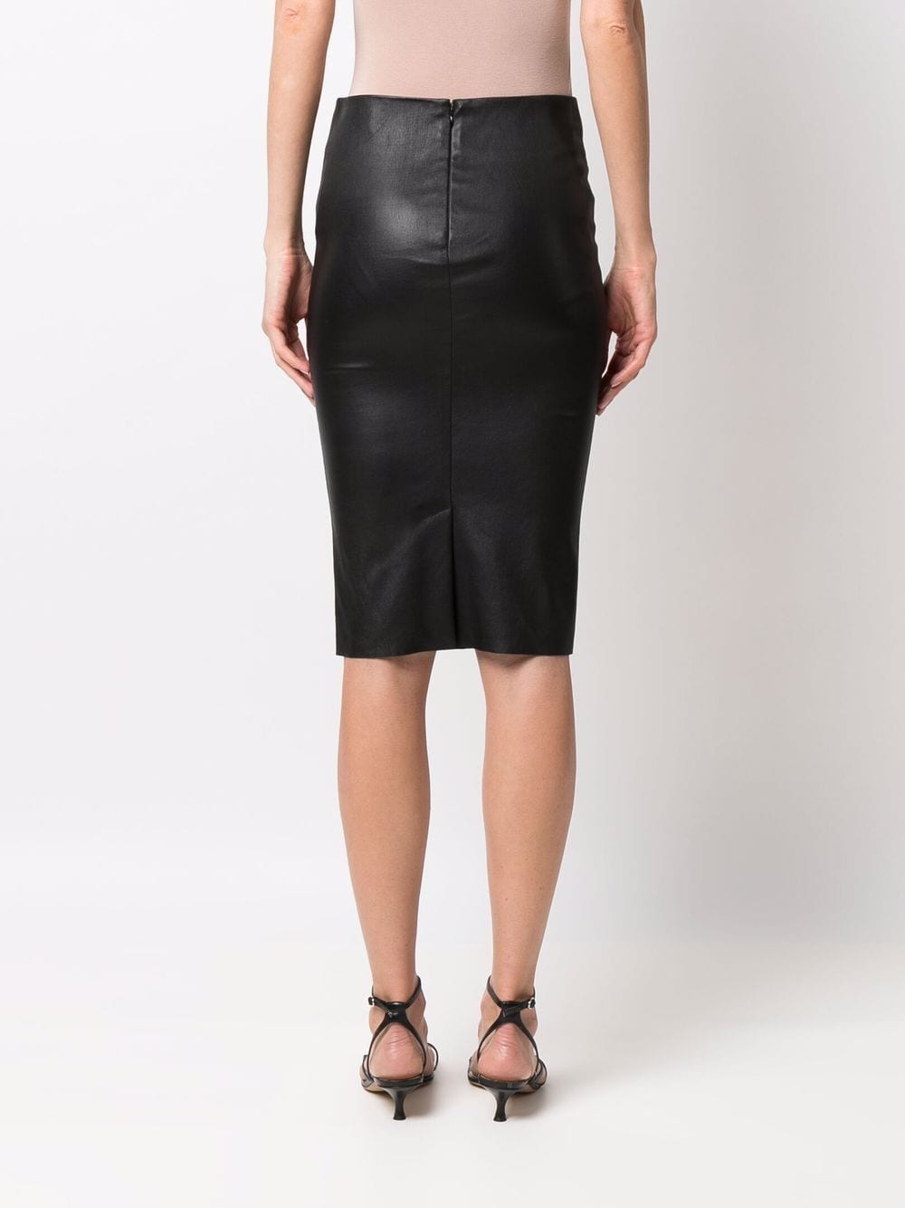 Drome Leather Pencil Skirt - Farfetch