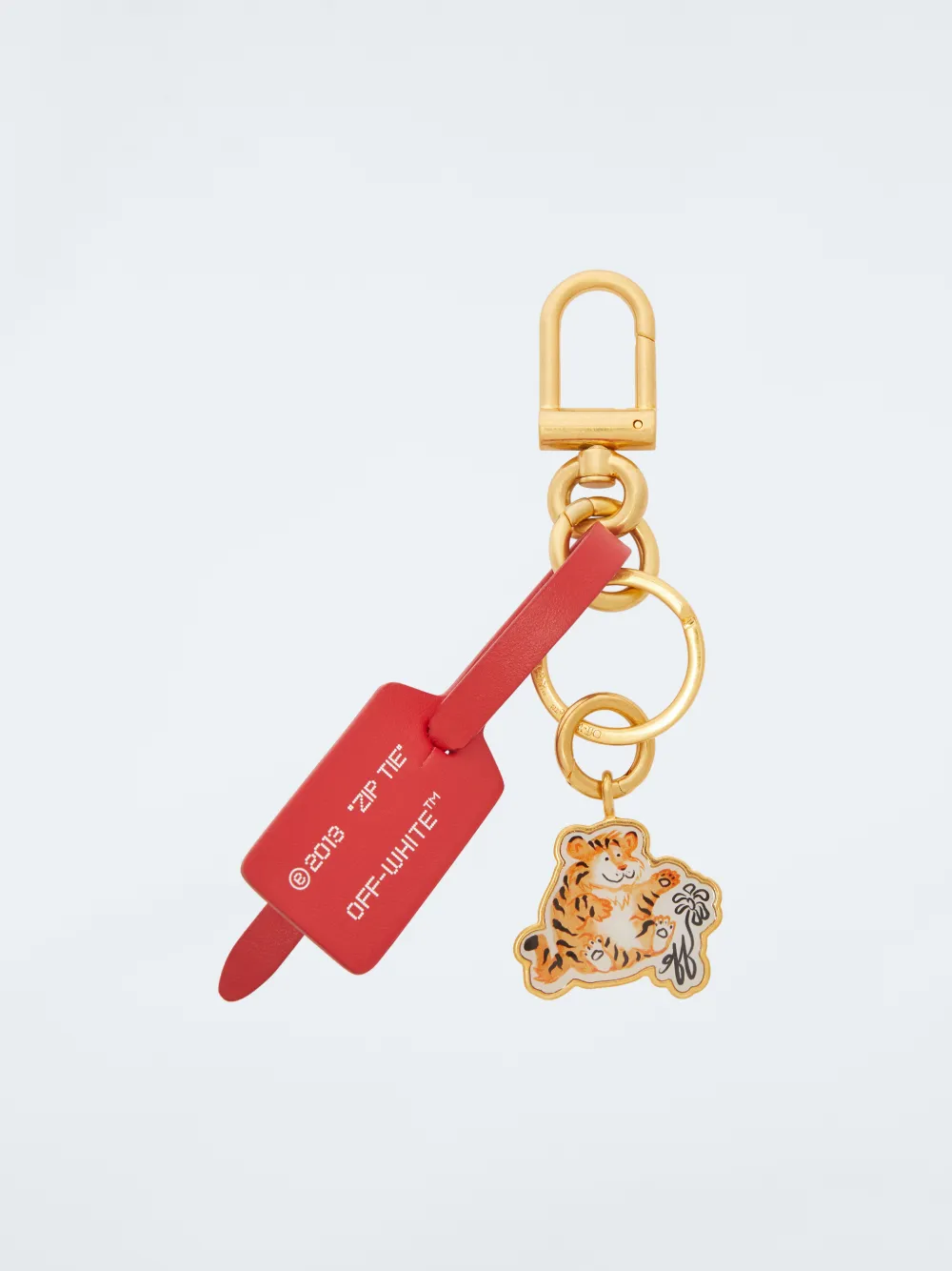 LNY KEYCHAIN in gold OffWhite™ Official US
