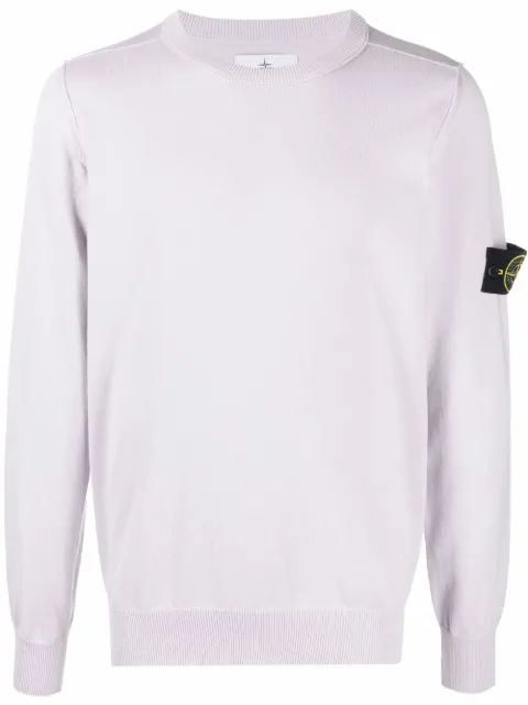 Stone Island كنزة برقبة مستديرة وشارة بوصلة