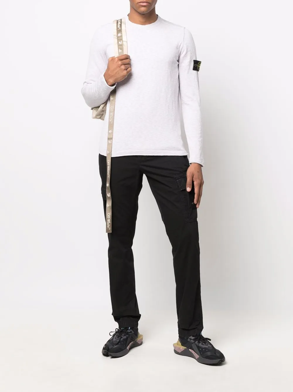 Stone Island Trui met ronde hals - Paars