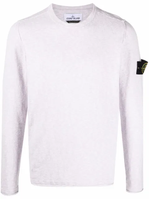 Stone Island Compass badge crew-neck jumper