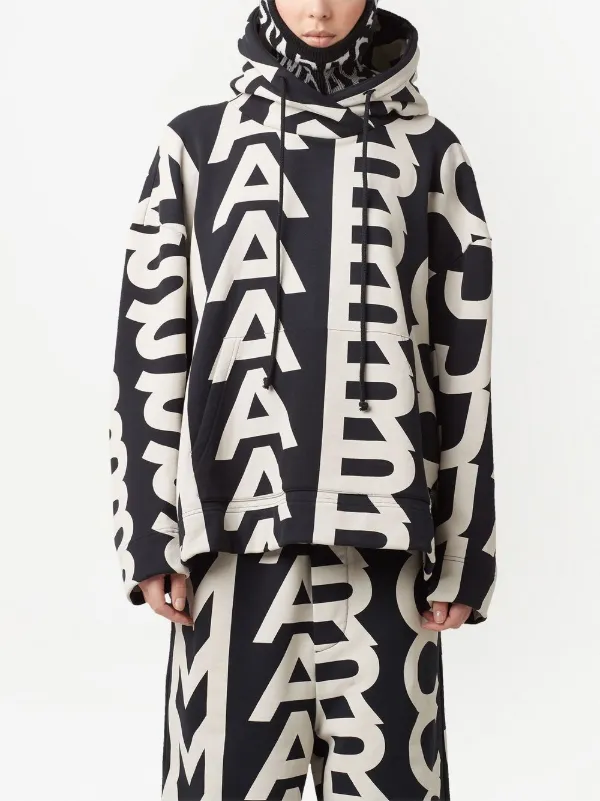 Marc jacobs oversized monogram hoodie