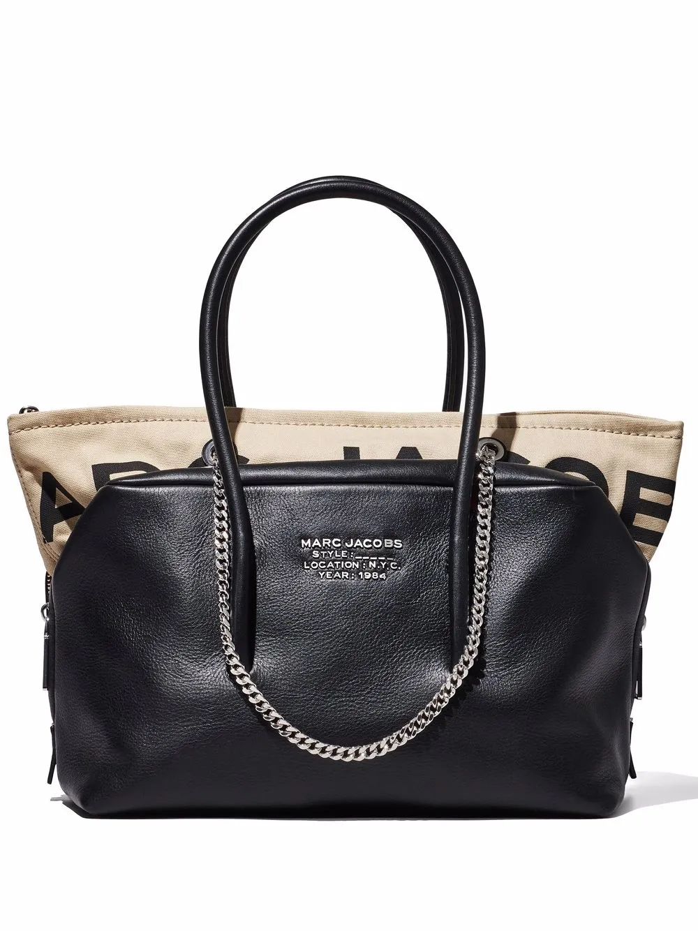 Marc Jacobs The Leather Duet Satchel Bag Farfetch
