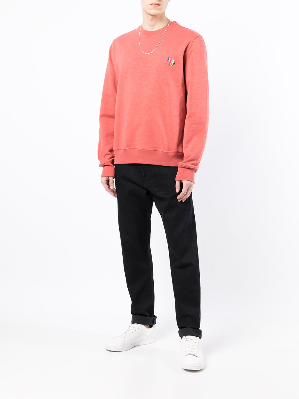 PS Paul Smith Sweater met geborduurde zebra - Rood