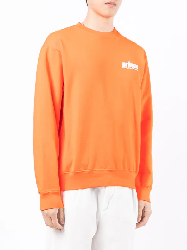 Sporty & Rich x Prince logo-print Sweatshirt | Orange | FARFETCH