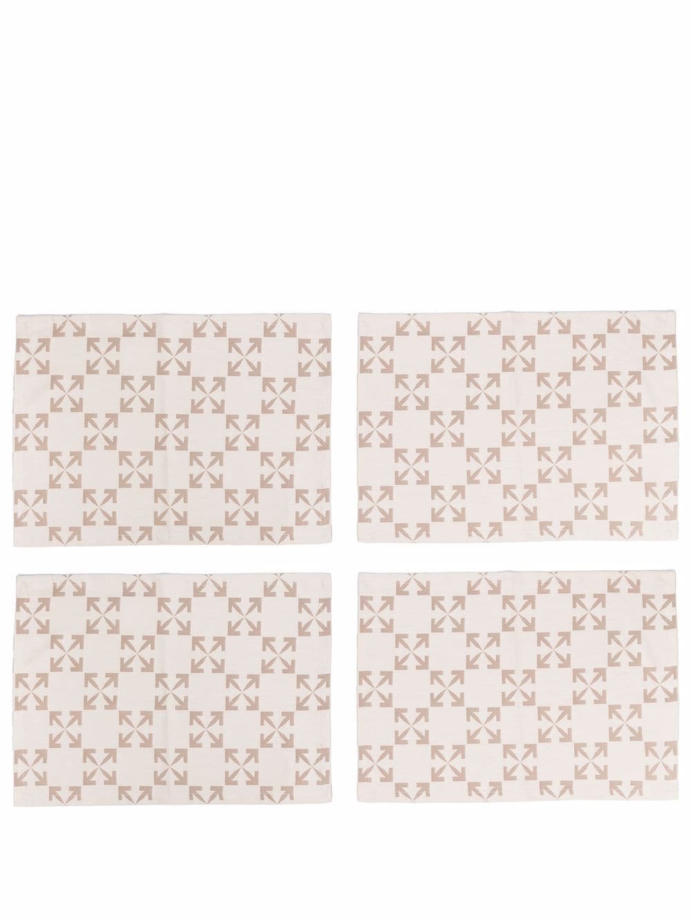 set of four Arrows pattern place mats