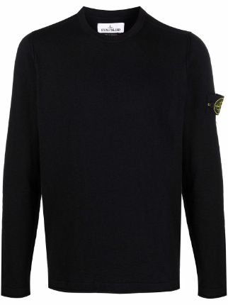 Stone Island Compass Patch Jumper - Farfetch