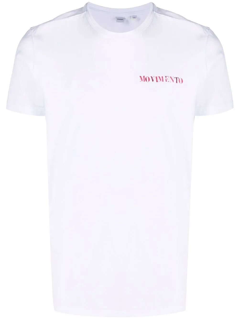 

ASPESI slogan-print short-sleeve T-shirt - White