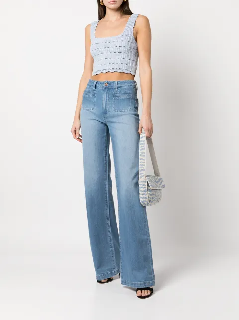 PAIGE Leenah high-rise wide-leg jeans 