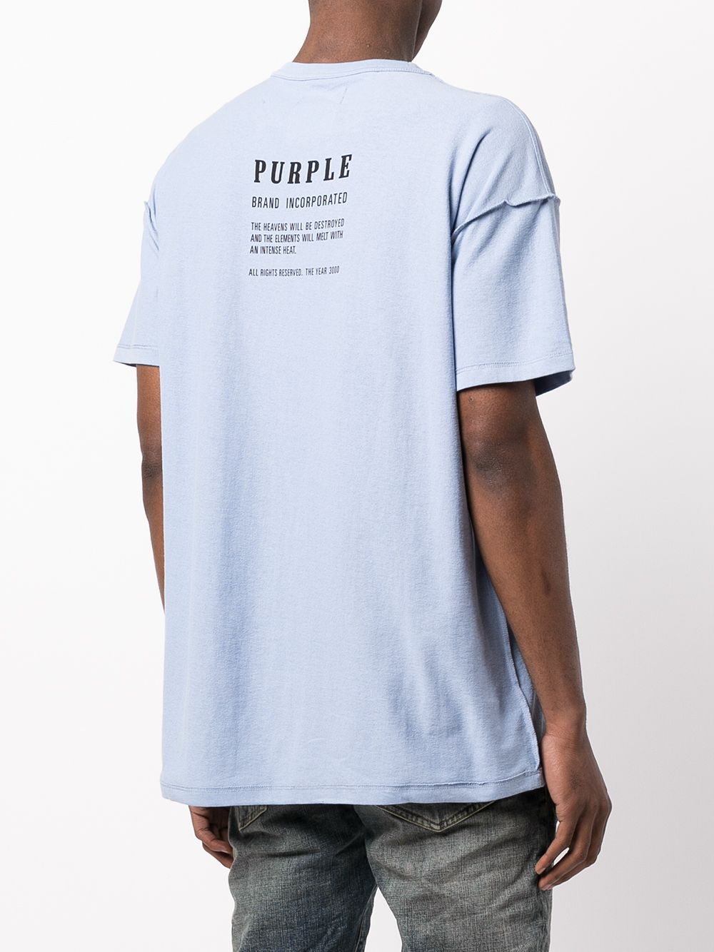 Purple Brand All-Over Graphic-Print T-Shirt