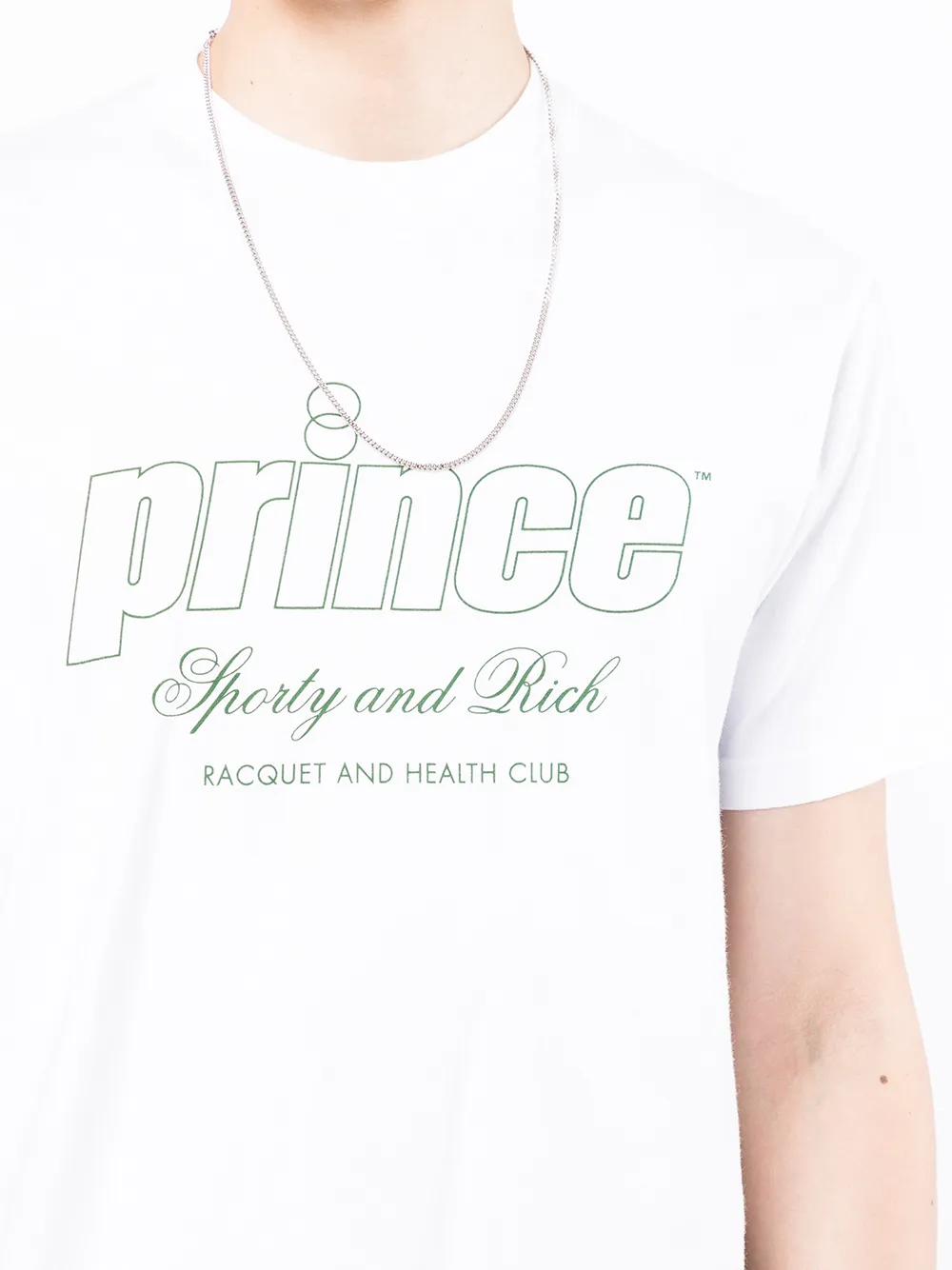 фото Sporty & rich футболка с логотипом из коллаборации с prince