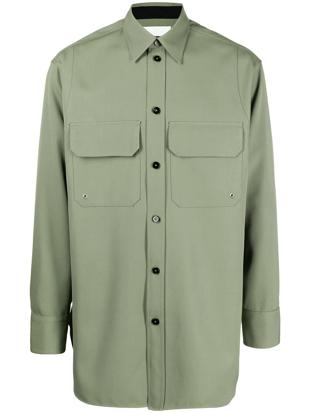 

Jil Sander camisa larga - Verde