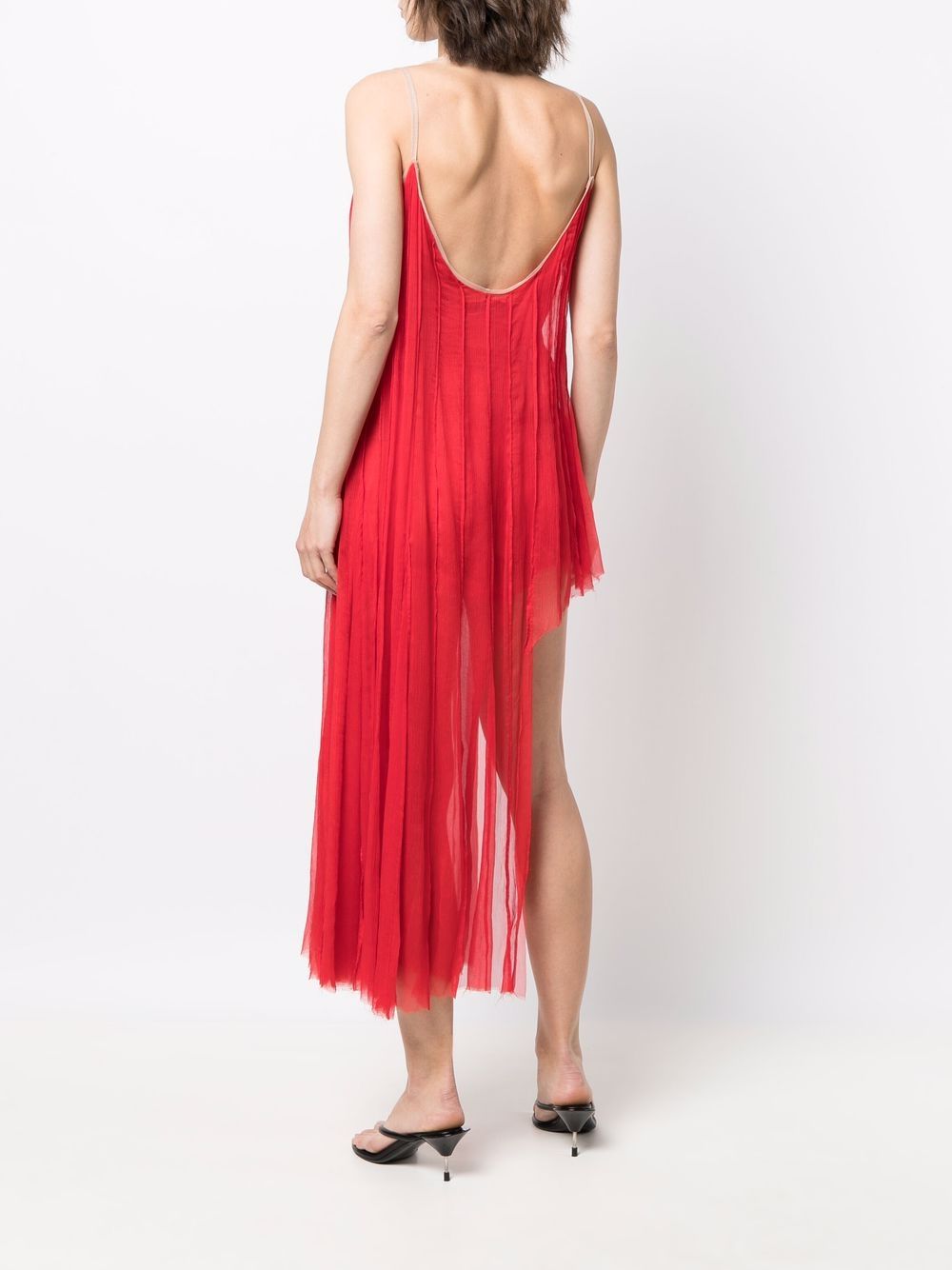 фото Atu body couture asymmetric-hem halter dress