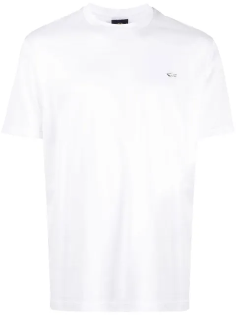 Paul & Shark logo-patch cotton T-shirt