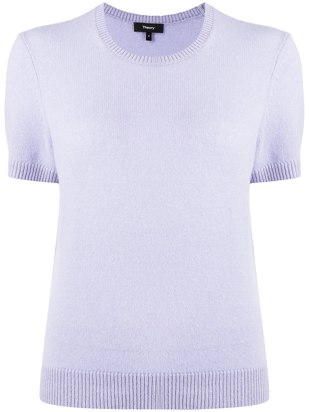 

Theory short-sleeved cashmere sweatshirt - Purple