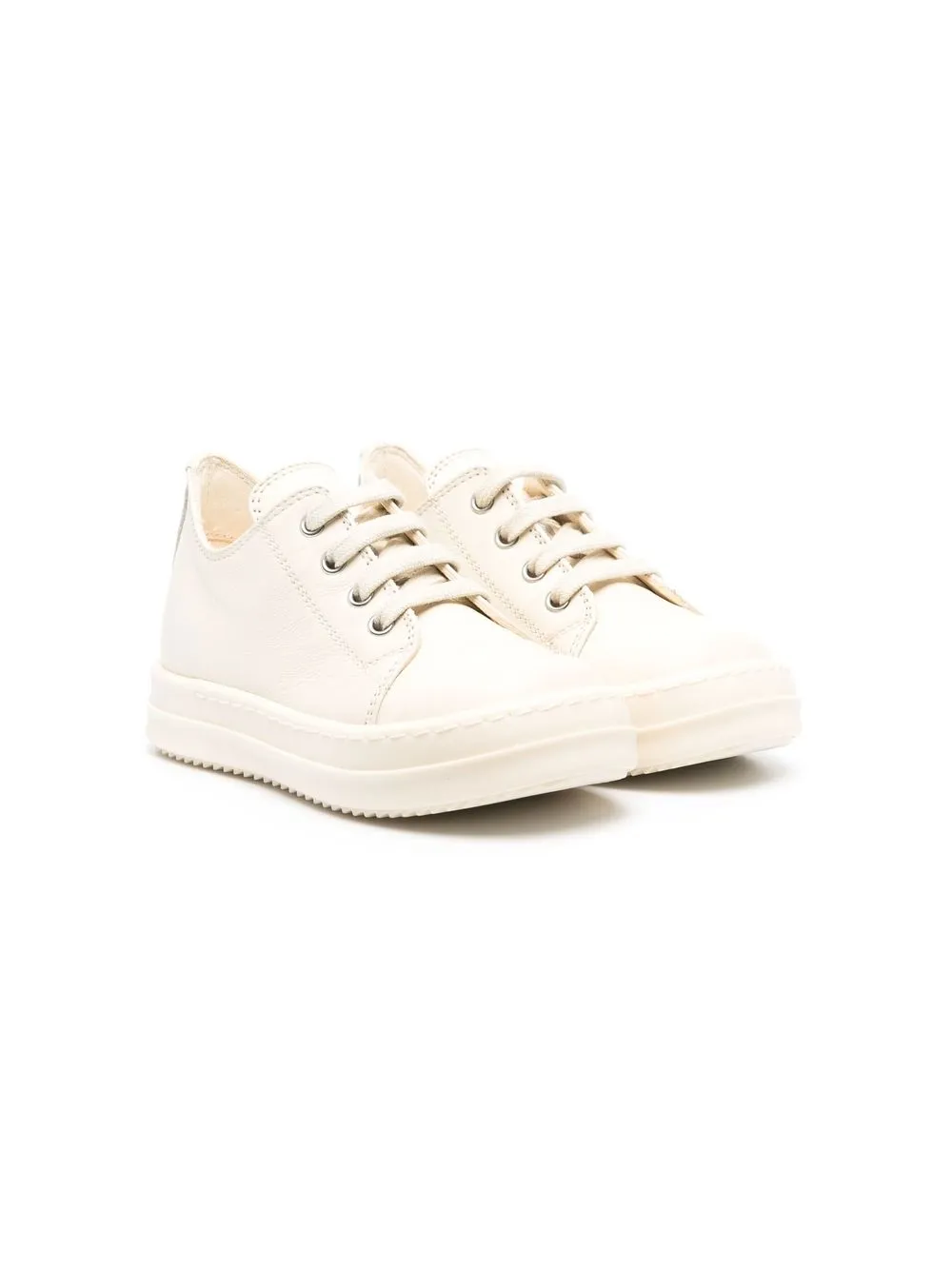 

Rick Owens Kids tenis bajos con agujetas - Neutro