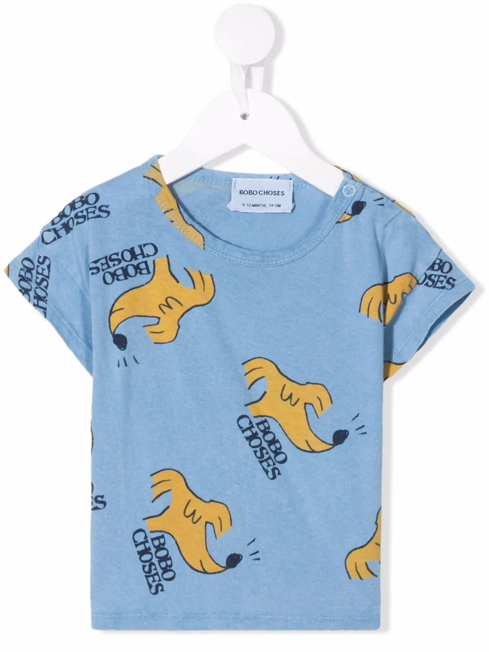 

Bobo Choses playera con logo estampado - Azul