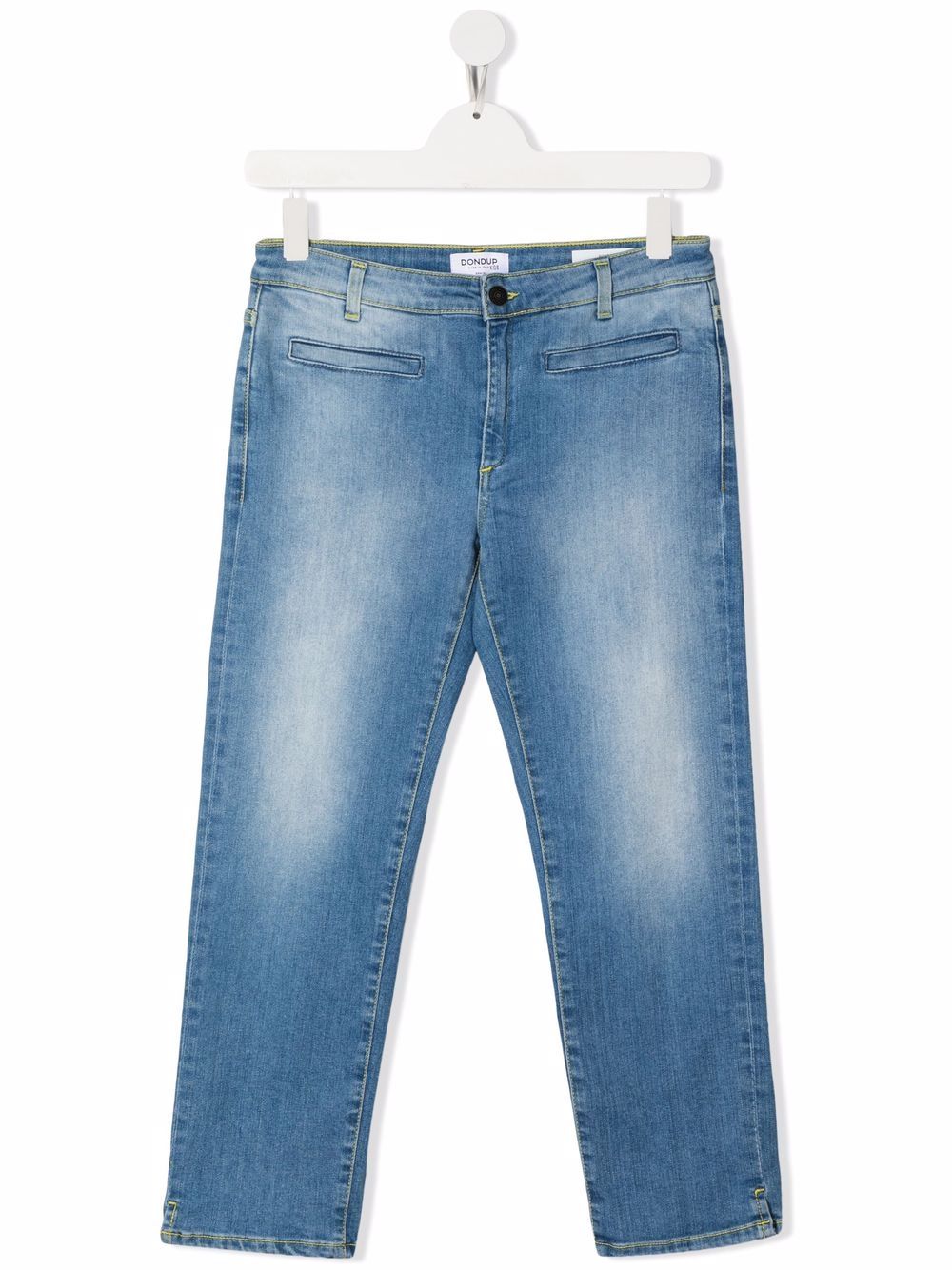 фото Dondup kids stonewashed straight-cut jeans