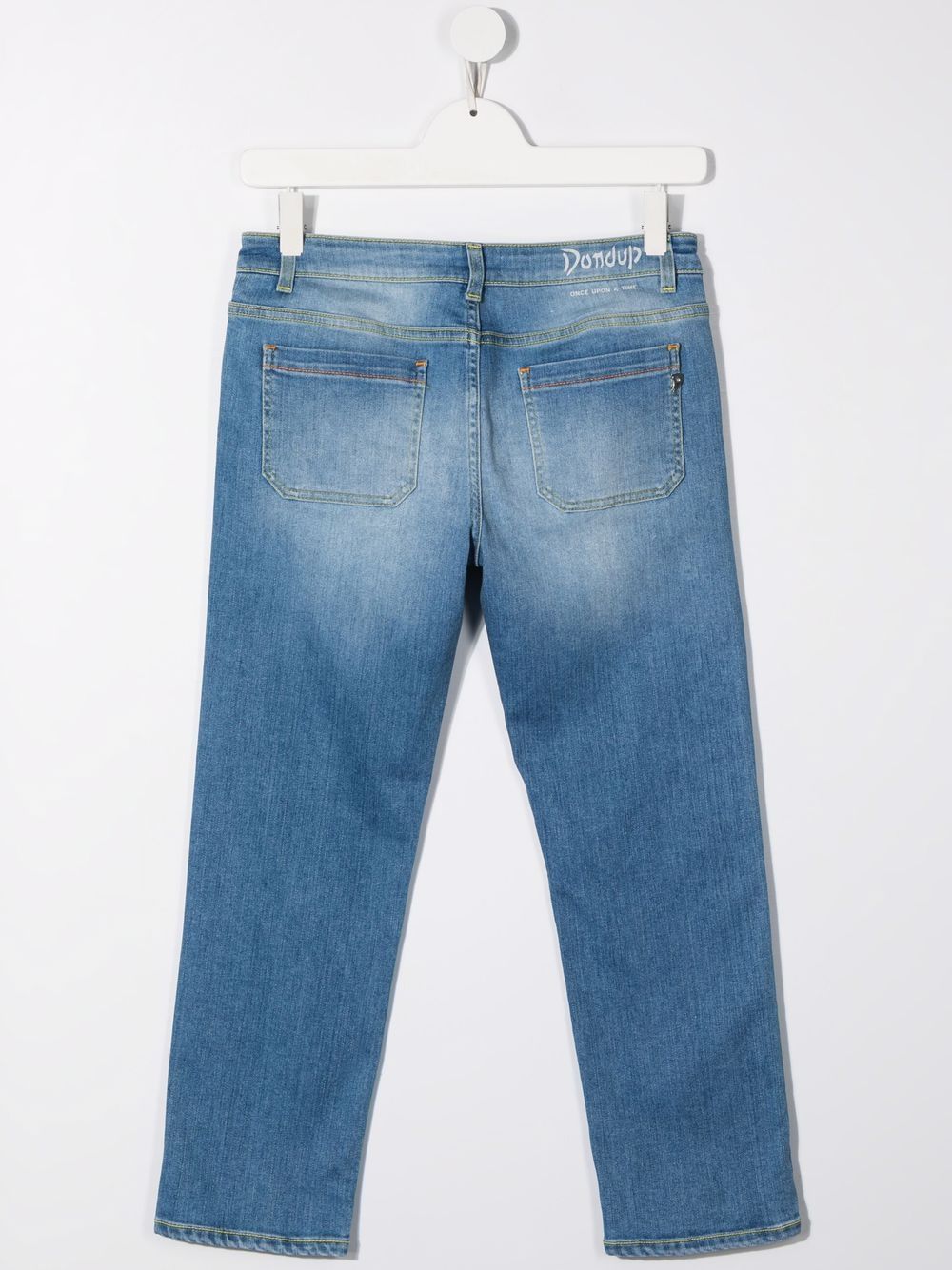 фото Dondup kids stonewashed straight-cut jeans