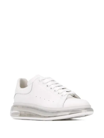alexander mcqueen oversized clear sole sneakers