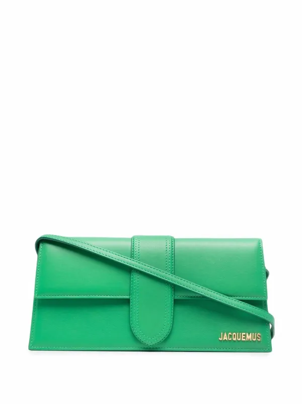 jacquemus le bambino medium leather shoulder bolsa