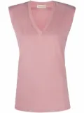 Blanca Vita sleeveless V-neck top - Pink