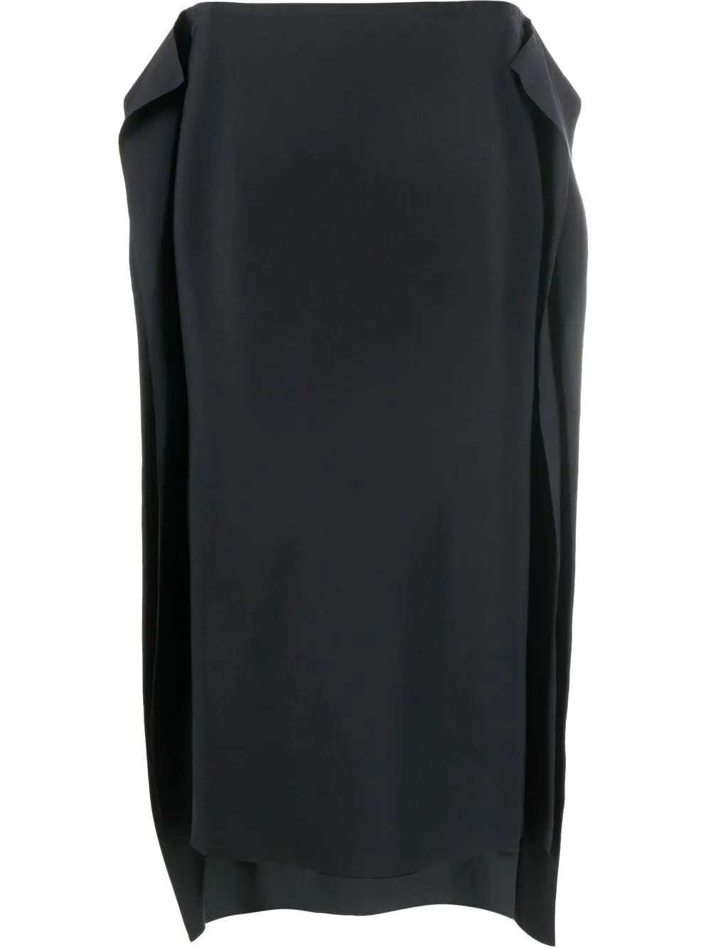 

MM6 Maison Margiela ruffle-detail strapless dress - Black