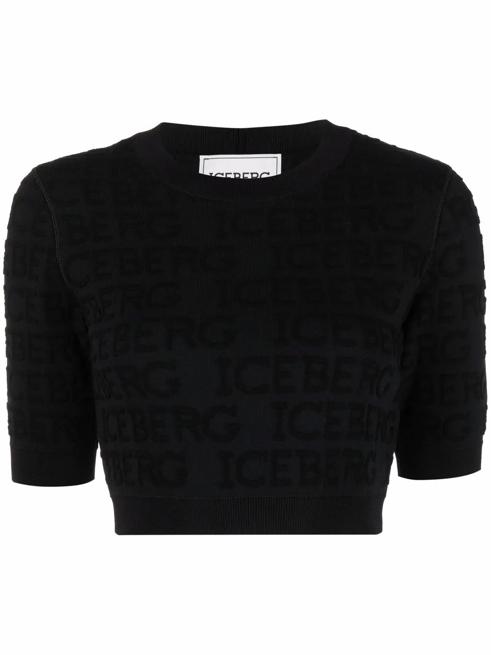 фото Iceberg укороченная футболка с логотипом