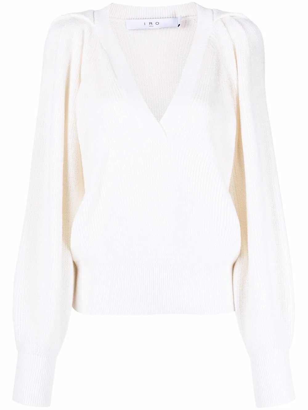 

IRO James V-neck cotton-cashmere jumper - White