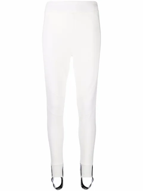 ERMANNO FIRENZE logo stirrup leggings 