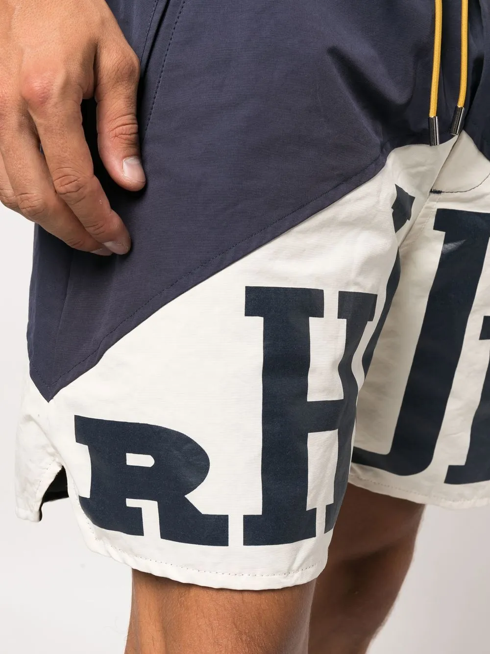 Rhude logo-print Drawstring Shorts - Farfetch