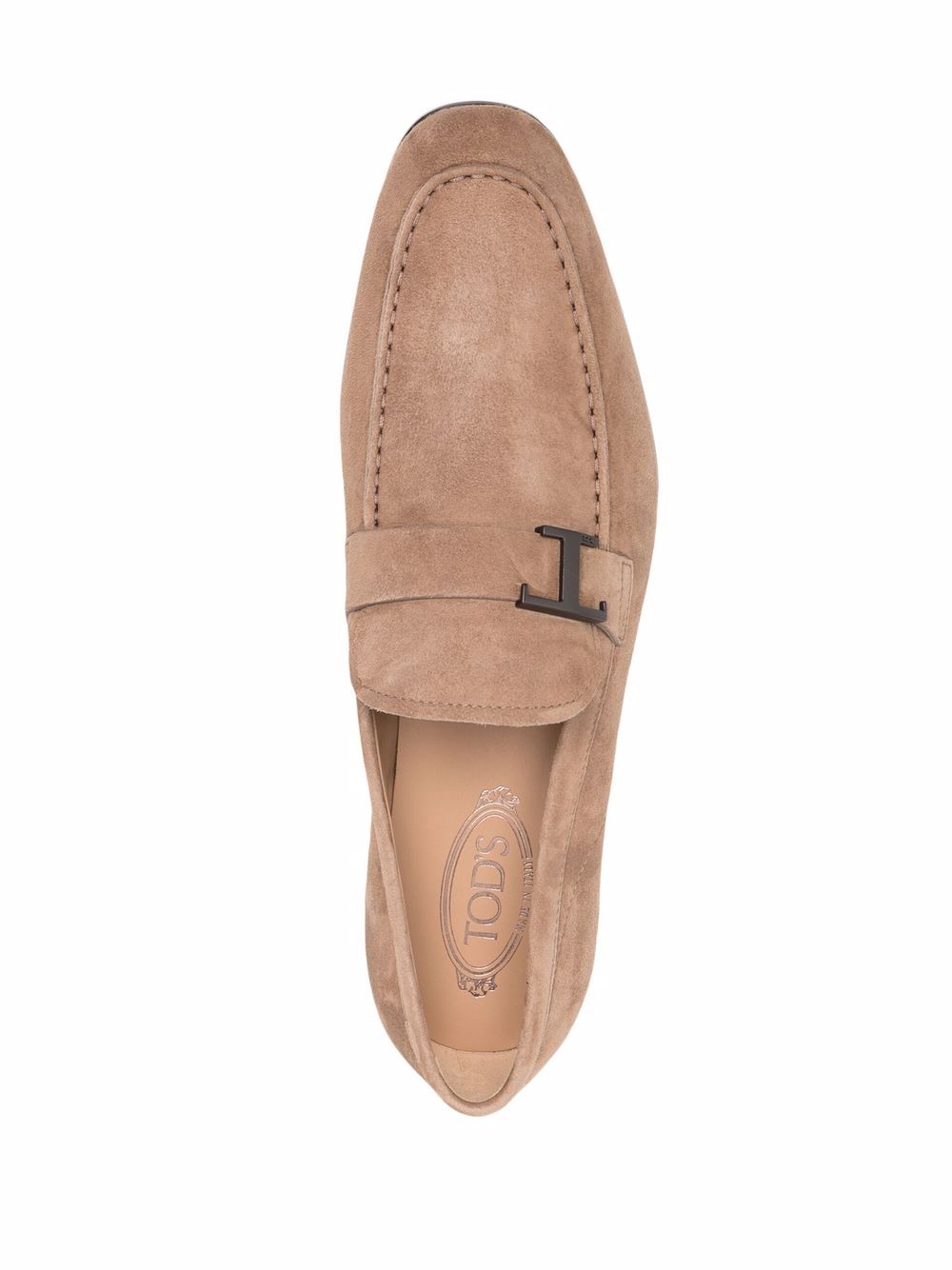 фото Tod's t-logo suede loafers