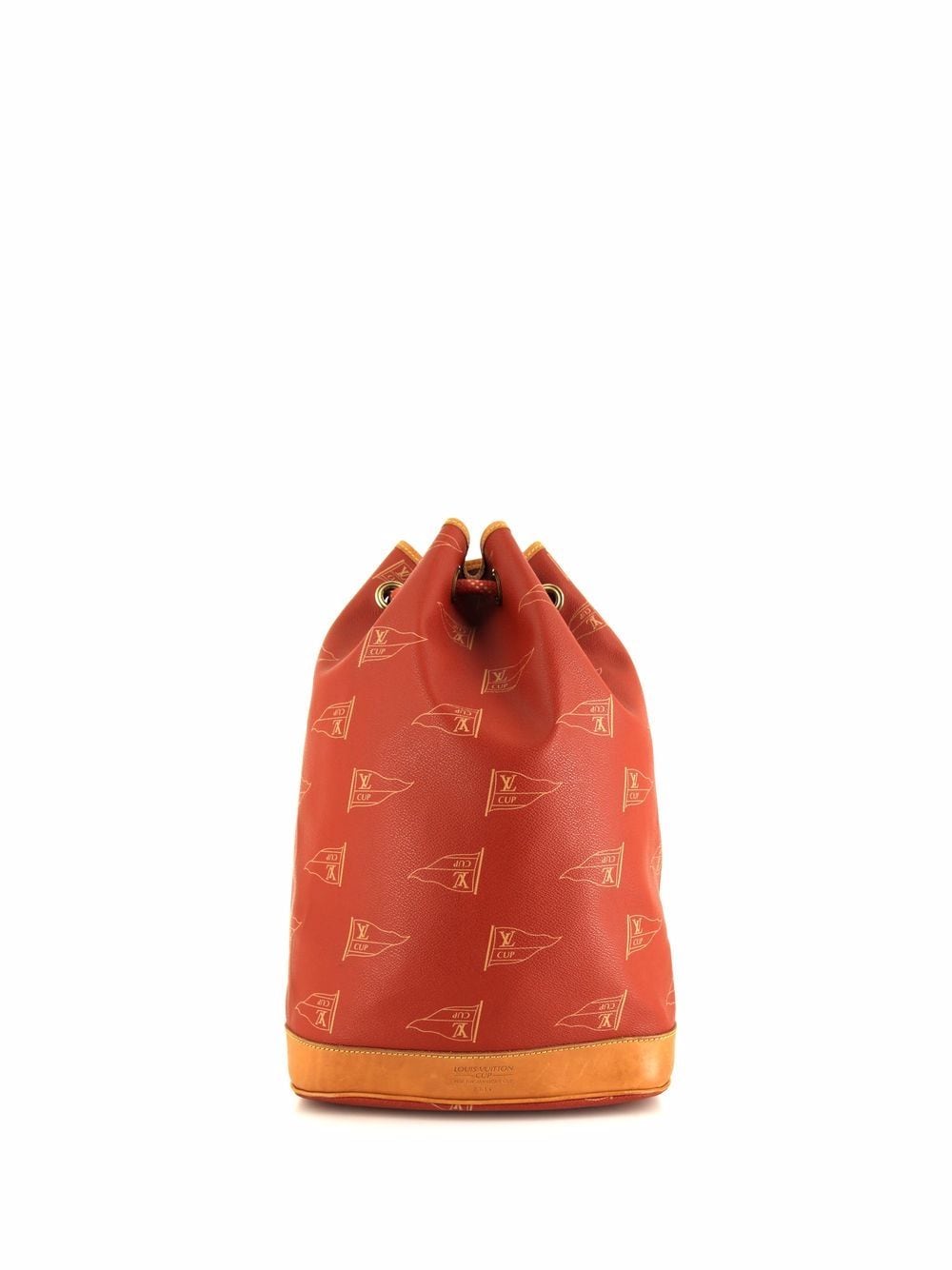 Louis Vuitton Saint Tropez Orange Canvas Shoulder Bag (Pre-Owned)