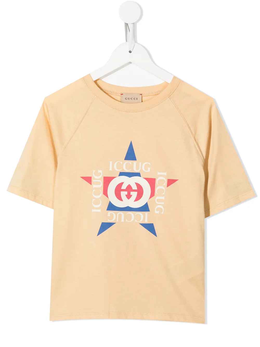 

Gucci Kids playera con logo estampado - Neutro