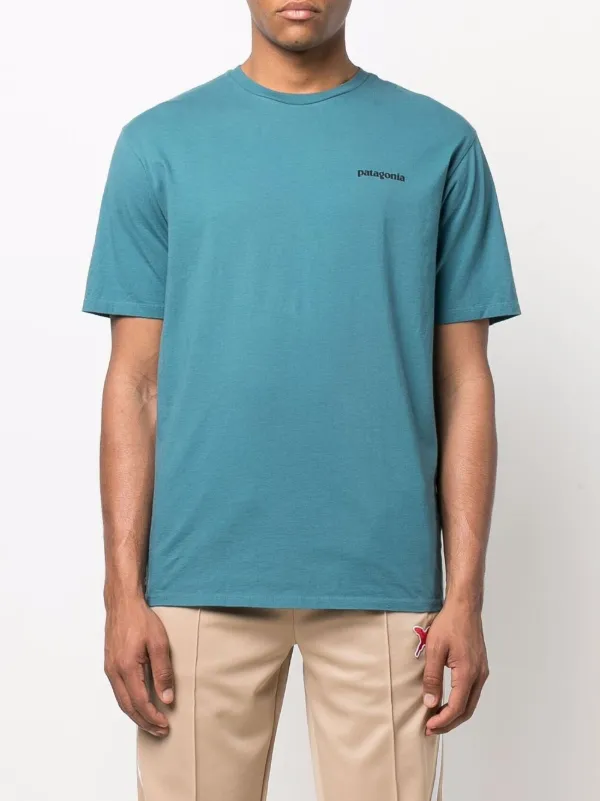 Shop Patagonia chest logo-print T-shirt 