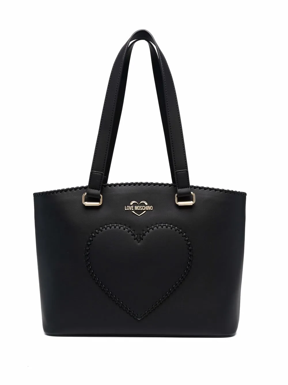 

Love Moschino logo shopper tote - Black