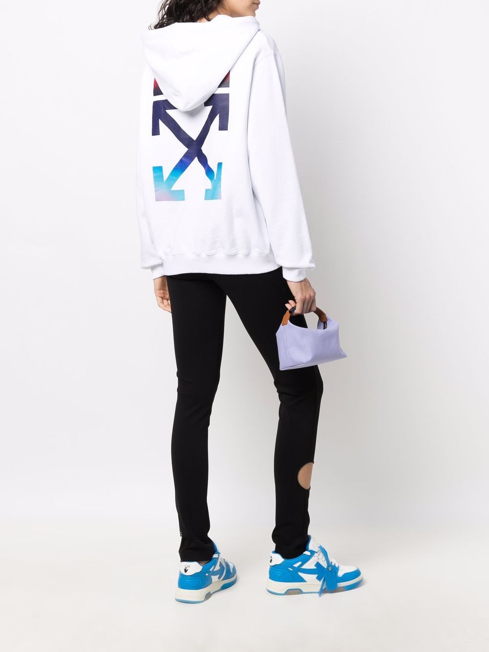 Off-White Hoodie met logoprint - Wit