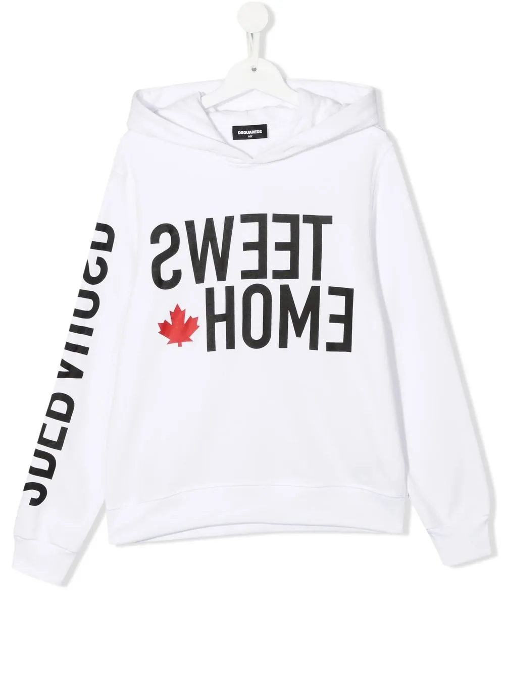 

Dsquared2 Kids hoodie Sweet Home estampado - Blanco