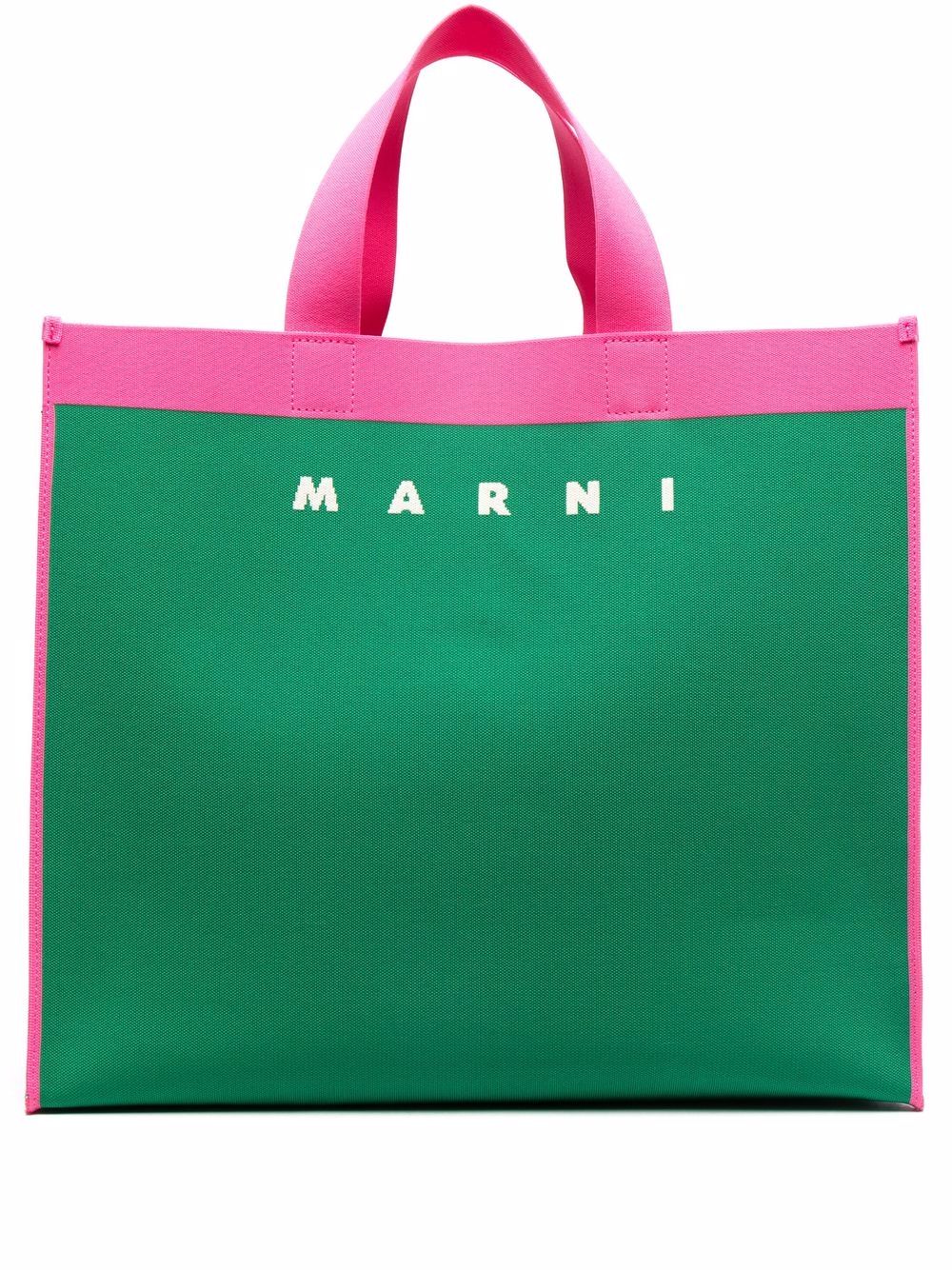 фото Marni сумка-тоут с логотипом